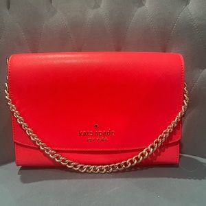 Kate Spade Carson Convertible Crossbody Purse - Digital Red